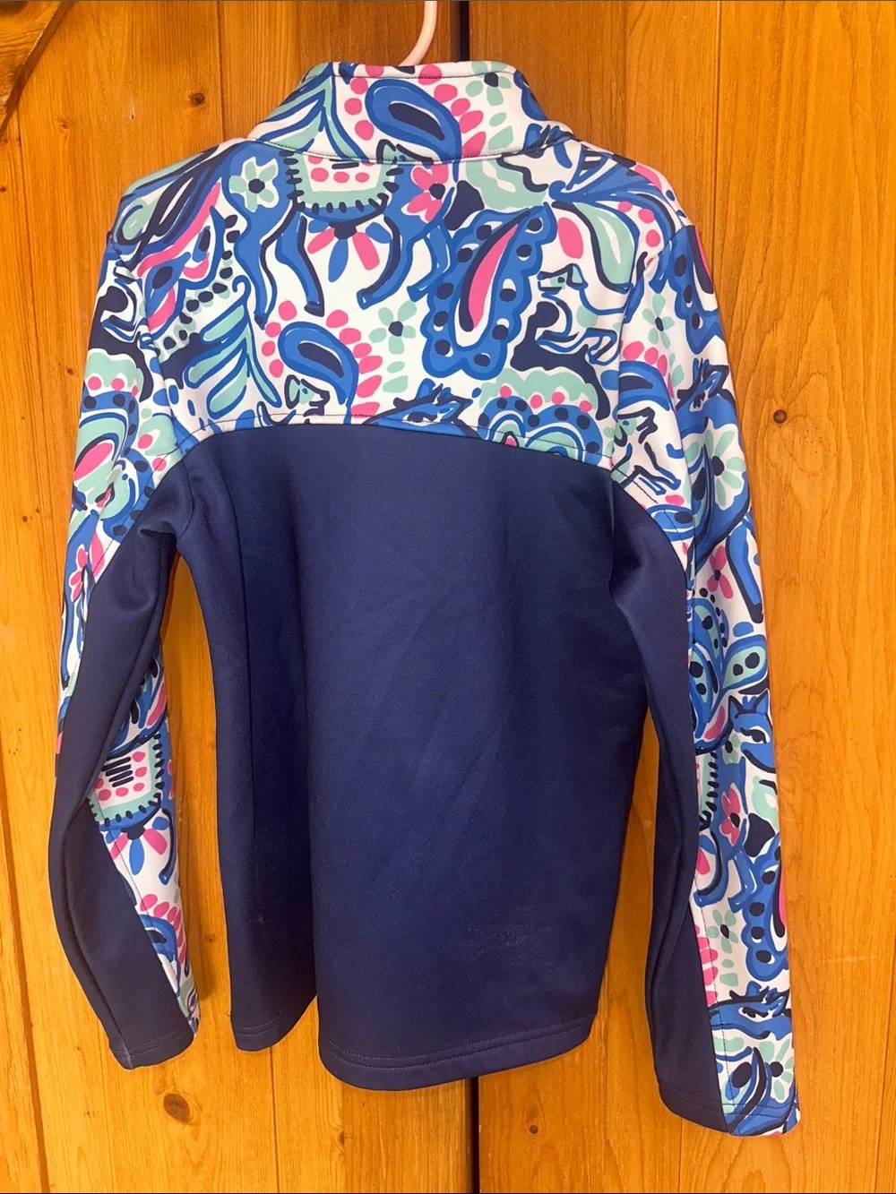 Kids Equestrian quarter-zip fleece riding top